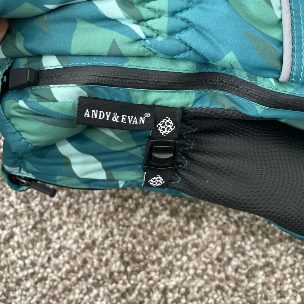Andy & Evan Kids Zippered Gloves 11-12